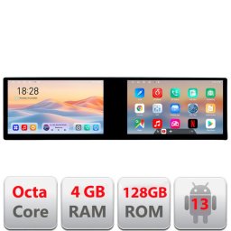Navigatie auto universala 1DIN Edotec, 2 ecrane 21.6 inch, 4GB RAM, 128GB