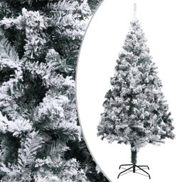 Brad de Craciun artificial cu zapada, verde, 300 cm, PVC GartenMobel Dekor