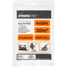 Folie de acoperire pentru zugravit Strend Pro Standard 4x5 m, 10µ