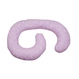 Perna de alaptare multifunctionala MyKids Cat on Moon Pink, 180 cm