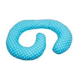 Perna multifunctionala pentru alaptare si gravide MyKids Stelute Blue-White