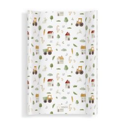 Saltea de infasat bebe cu intaritura 70x47,5 cm Farm pentru patut 120x60