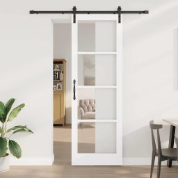 Usa glisanta ORKDAL Alb si negru 78 x 232 cm GartenMobel Dekor
