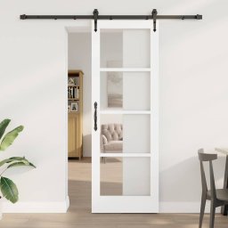 Usa glisanta Alb si negru 73,5 x 211 cm GartenMobel Dekor
