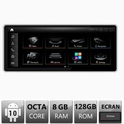 Navigatie Android Audi Q7 2015-2020, ecran 12.3 QLED, 8GB RAM, 128GB