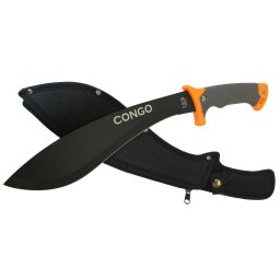 Maceta kukri Joker Congo cu husa, lama inox 305 mm si maner ABS