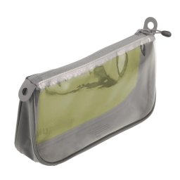 Pouch transparent pentru voiaj Sea To Summit See Pouch Lime Grey 1L