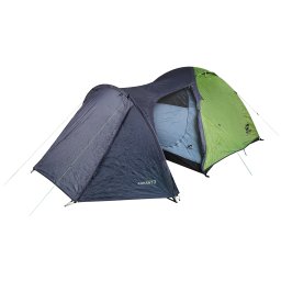 Cort de camping 3 persoane Hannah Arrant 3, verde/gri, 3000 mm