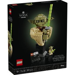 LEGO Star Wars Bustul lui Yoda 75438, set de colectie cu 399 piese