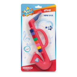 Saxofon pentru copii Bontempi cu 8 note muzicale, fabricat in Italia