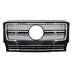 Grila centrala Mercedes G-Class W463 (1990-2012) G65 Look negru lucios