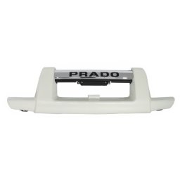 Ornament bara fata Toyota Land Cruiser FJ120 2003-2008, alb cu crom