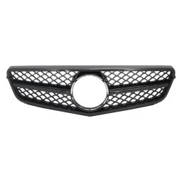 Grila centrala sport Mercedes C-Class W204 S204 2007-2014, negru lucios