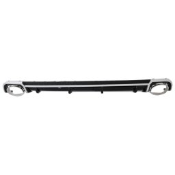 Difuzor bara spate cu ornamente evacuare Audi A4 B9 8W 2016-2018 RS4 Design