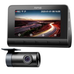 Camera auto dubla 70Mai A810S 4K cu GPS, ADAS si camera spate