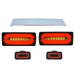 Stopuri Full LED cu lampa ceata si eleron pentru Mercedes W463 G-Class