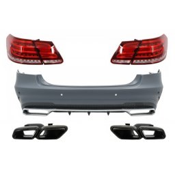 Bara spate Mercedes W212 E-Class facelift cu stopuri LED si E63 Design