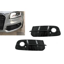 Grile laterale RS Design negru lucios pentru Audi Q5 8R Facelift 2012-2016