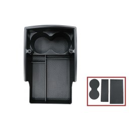 Consola centrala de depozitare Tesla Model S si Model X, neagra