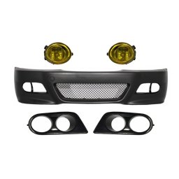 Bara fata BMW Seria 3 E46 M3 Design cu proiectoare ceata si ornamente