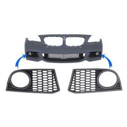 Ornamente proiector stanga/dreapta BMW Seria 5 F10 F11 cu bara M-Technik