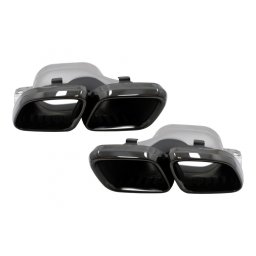 Ornamente evacuare negre Mercedes C-Class W205 C63/C63S Facelift 2019+