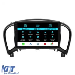 Navigatie dedicata Nissan Juke 2010-2017, 9 inch, 2GB RAM, 64GB, CarPlay