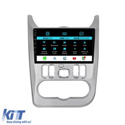 Navigatie Android dedicata Dacia Logan Duster Sandero 9 inch, 4GB RAM, 64GB, CarPlay