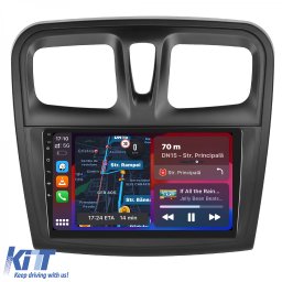 Navigatie Android 9 inch pentru Dacia Logan si Sandero 2012-2020, 4GB/64GB