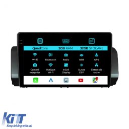 Navigatie dedicata Dacia Logan Sandero Jogger 2021-2023, 9 inch, CarPlay