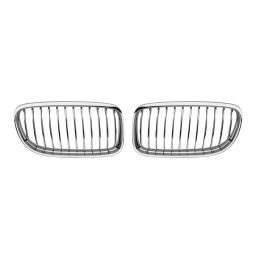 Grile radiator cromate pentru BMW Seria 3 E90 Sedan si E91 Touring facelift