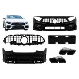 Pachet tuning tip 63 pentru Mercedes CLS C257 2019-2021, lac negru