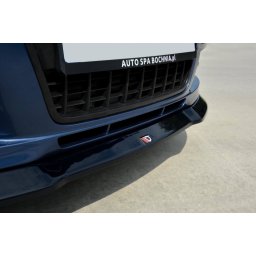 Spoiler bara fata Maxton Design pentru Audi A6 C6 S-Line 2004-2008, lac negru