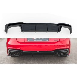 Difuzor bara spate Maxton Design pentru Audi A7 C8 S-Line 2017+ lac negru