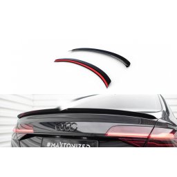 Spoiler portbagaj Maxton Design pentru Audi A8 D4 2009-2017, lac negru