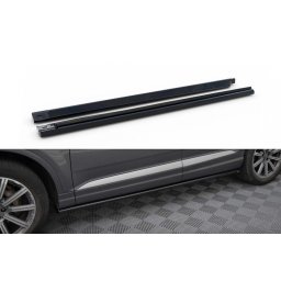 Aditive praguri Maxton Design pentru Audi Q7 2015-2019, lac negru