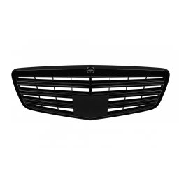 Grila frontala negru lucios pentru Mercedes S-Class W221 2009-2013 fara Distronic