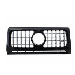 Grila fata design GTR crom/negru pentru Mercedes G-Class W463 1990-2018