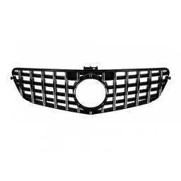 Grila frontala GT crom/negru pentru Mercedes C-Class W204 2007-2014