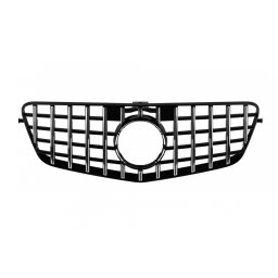 Grila frontala tip GT crom/negru pentru Mercedes E-Class W212 2009-2013