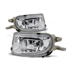 Kit proiectoare ceata crom pentru Mercedes E-Class W210, SLK R170, CLK W208