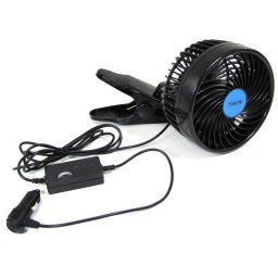 Ventilator auto 12V, 15 cm, pentru bricheta, cu baza de prindere