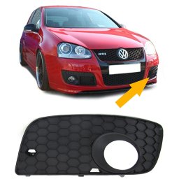 Grilaj bara stanga cu ornament proiectoare pentru VW Golf 5 GTI/GTD 2004-2008