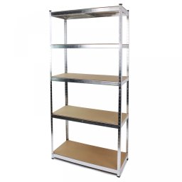 Raft metalic de depozitare galvanizat 180x90x40 cm, 5 polite