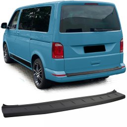 Protector bumper spate ABS negru pentru VW Transporter T5 T6 cu hayon