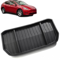 Tava portbagaj fata Tesla Model Y Premium Line din TPE, neagra