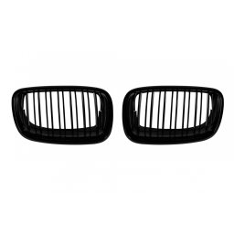 Grile radiator duble negre pentru BMW X5 E70 si X6 E71, 2007-2013