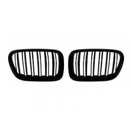 Set grile radiator duble negre pentru BMW X3 F25 2010-2014