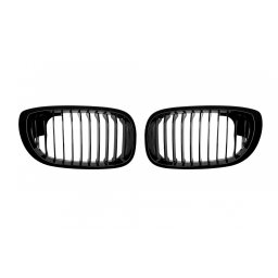 Grile radiator negre cu nervuri simple pentru BMW Seria 3 E46 Coupe/Cabriolet