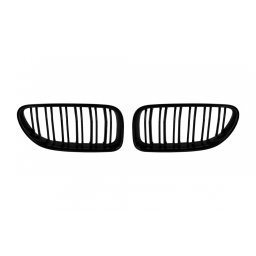 Grile duble radiator negre lucioase pentru BMW Seria 6 F06, F12, F13